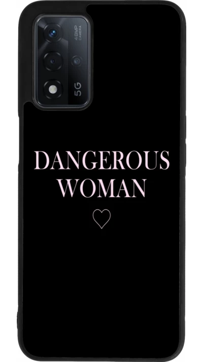 OPPO A93s 5G Case Hülle - Silikon schwarz Dangerous woman