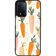 OPPO A93s 5G Case Hülle - Silikon schwarz Easter 2026 Illustration carrots