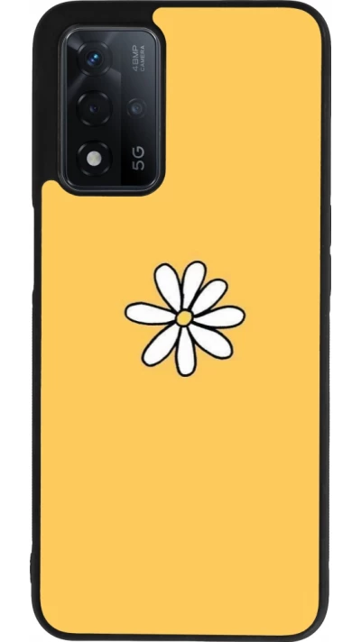 OPPO A93s 5G Case Hülle - Silikon schwarz Easter 2023 daisy