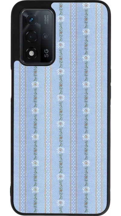OPPO A93s 5G Case Hülle - Silikon schwarz Edelweiss