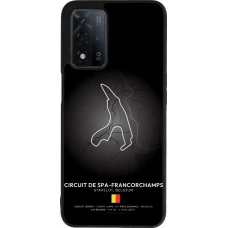 Coque OPPO A93s 5G - Silicone rigide noir F1 Track 2025 Belgium