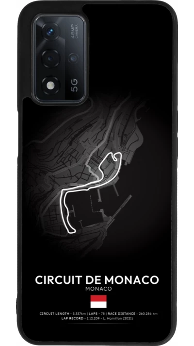 OPPO A93s 5G Case Hülle - Silikon schwarz F1 Track 2025 Monaco