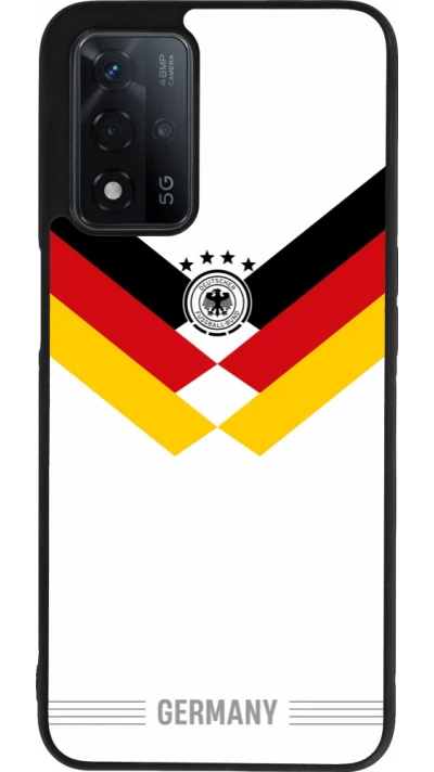 OPPO A93s 5G Case Hülle - Silikon schwarz Deutschland 2026 personalisierbares Fussballtrikot