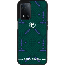 OPPO A93s 5G Case Hülle - Silikon schwarz Saudi Arabien 2026 personalisierbares Fussballtrikot