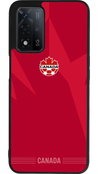 OPPO A93s 5G Case Hülle - Silikon schwarz Kanada 2026 personalisierbares Fussballtrikot