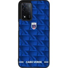 OPPO A93s 5G Case Hülle - Silikon schwarz Kap Verde 2026 personalisierbares Fussballtrikot