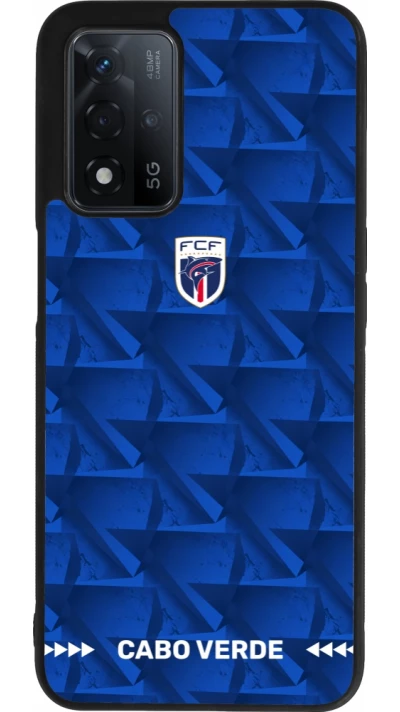 OPPO A93s 5G Case Hülle - Silikon schwarz Kap Verde 2026 personalisierbares Fussballtrikot