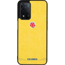 OPPO A93s 5G Case Hülle - Silikon schwarz Kolumbien 2026 personalisierbares Fussballtrikot