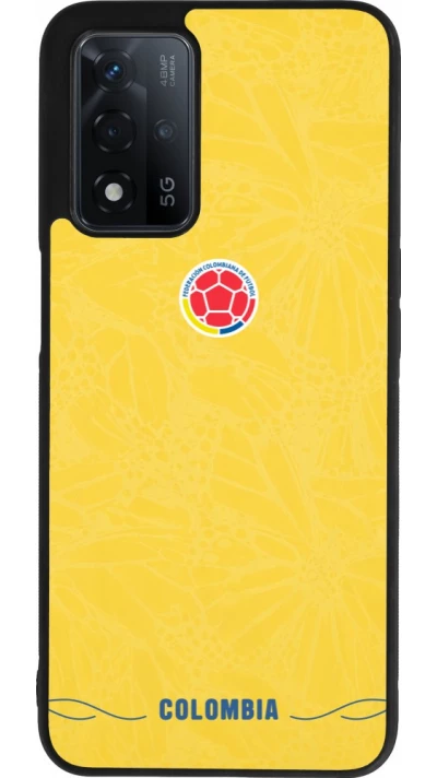 OPPO A93s 5G Case Hülle - Silikon schwarz Kolumbien 2026 personalisierbares Fussballtrikot