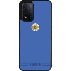 OPPO A93s 5G Case Hülle - Silikon schwarz Curaçao 2026 personalisierbares Fussballtrikot