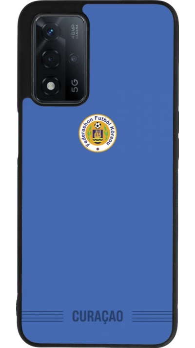 OPPO A93s 5G Case Hülle - Silikon schwarz Curaçao 2026 personalisierbares Fussballtrikot