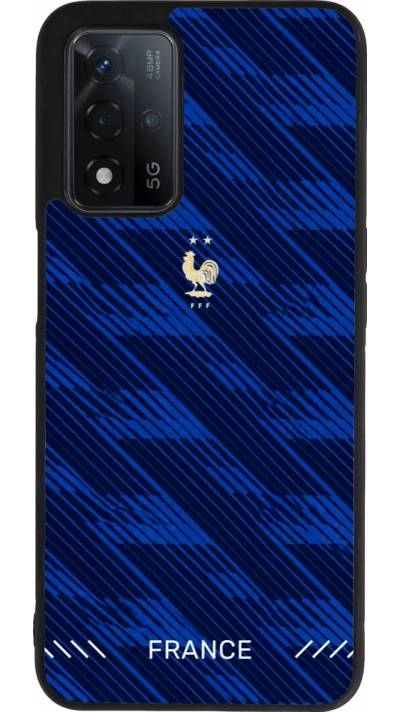 OPPO A93s 5G Case Hülle - Silikon schwarz Frankreich 2026 personalisierbares Fussballtrikot