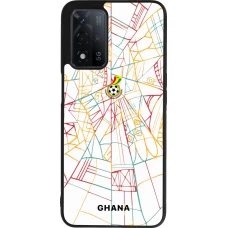 OPPO A93s 5G Case Hülle - Silikon schwarz Ghana 2026 personalisierbares Fussballtrikot
