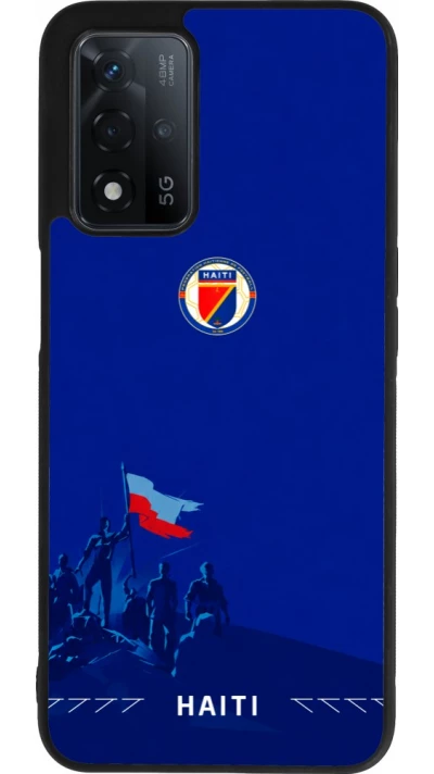 OPPO A93s 5G Case Hülle - Silikon schwarz Haiti 2026 personalisierbares Fussballtrikot