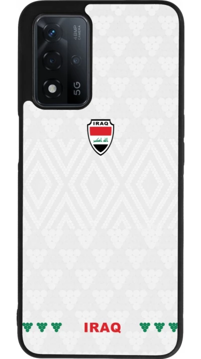 OPPO A93s 5G Case Hülle - Silikon schwarz Irak 2026 personalisierbares Fussballtrikot