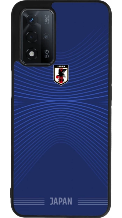OPPO A93s 5G Case Hülle - Silikon schwarz Japan 2026 personalisierbares Fussballtrikot