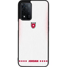 OPPO A93s 5G Case Hülle - Silikon schwarz Jordanien 2026 personalisierbares Fussballtrikot