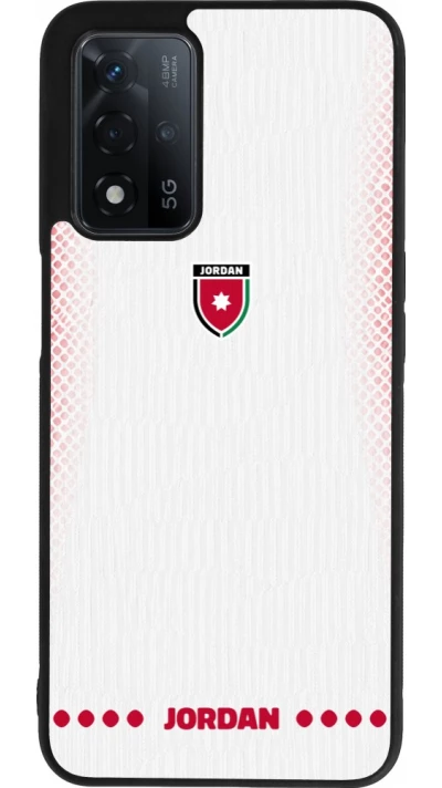 OPPO A93s 5G Case Hülle - Silikon schwarz Jordanien 2026 personalisierbares Fussballtrikot
