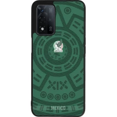 Coque OPPO A93s 5G - Silicone rigide noir Maillot de football Mexique 2026 personnalisable