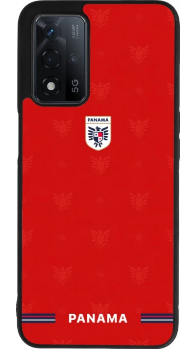 Coque OPPO A93s 5G - Silicone rigide noir Maillot de football Panama 2026 personnalisable