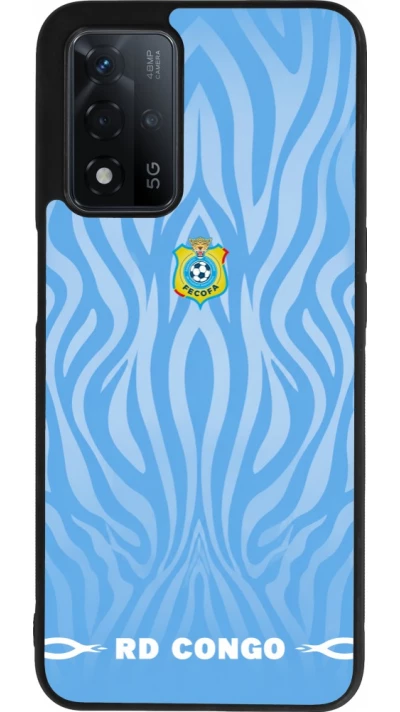 OPPO A93s 5G Case Hülle - Silikon schwarz Demokratische Republik Kongo 2026 personalisierbares Fussballtrikot