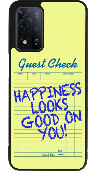 OPPO A93s 5G Case Hülle - Silikon schwarz Guest check 2026