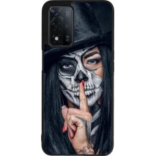OPPO A93s 5G Case Hülle - Silikon schwarz Halloween 18 19