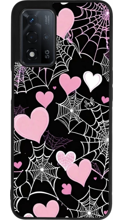 OPPO A93s 5G Case Hülle - Silikon schwarz Halloween 2024 girly