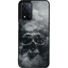 OPPO A93s 5G Case Hülle - Silikon schwarz Halloween 2024 smoky skull