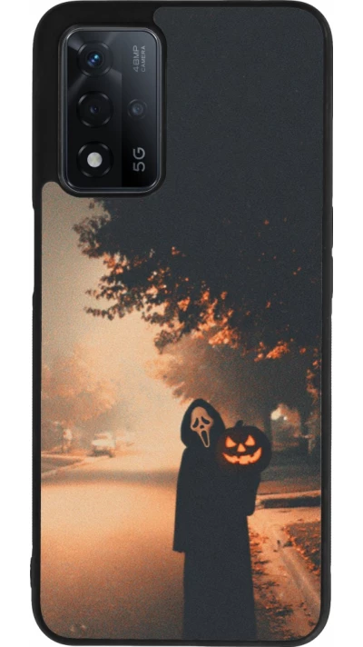 OPPO A93s 5G Case Hülle - Silikon schwarz Halloween 2025 Scream