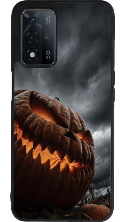 OPPO A93s 5G Case Hülle - Silikon schwarz Halloween 2026 The Wicked Pumpkin