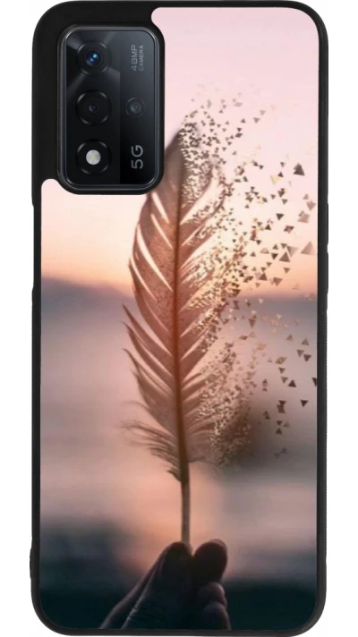 OPPO A93s 5G Case Hülle - Silikon schwarz Hello September 11 19