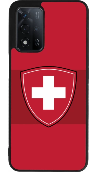 OPPO A93s 5G Case Hülle - Silikon schwarz Hockey World Championship Ecusson Suisse