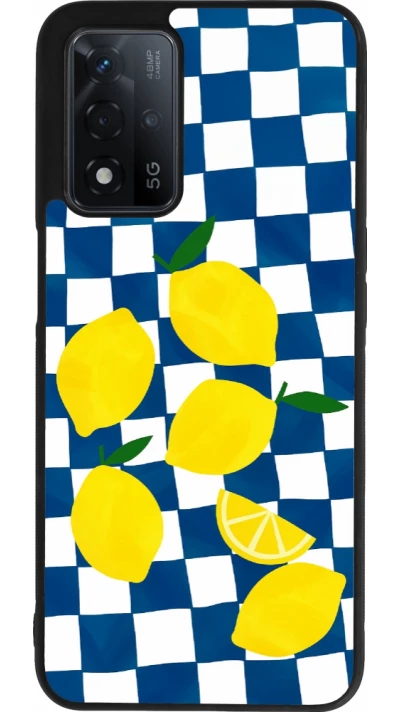OPPO A93s 5G Case Hülle - Silikon schwarz Illustration lemons 2026