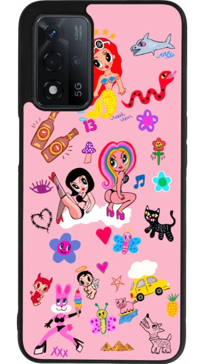 OPPO A93s 5G Case Hülle - Silikon schwarz Karol G La Bichota Manana Sera Bonito