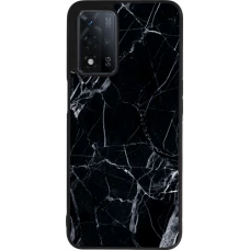 OPPO A93s 5G Case Hülle - Silikon schwarz Marble Black 01