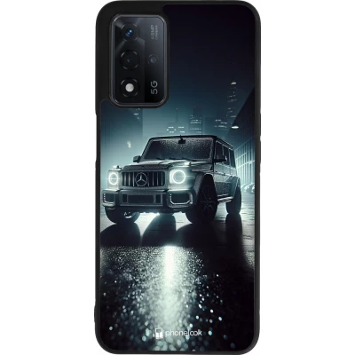 OPPO A93s 5G Case Hülle - Silikon schwarz Mercedes G AMG Nacht