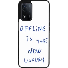 Coque OPPO A93s 5G - Silicone rigide noir Offline is the new luxury