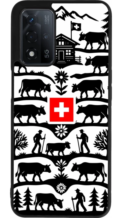 OPPO A93s 5G Case Hülle - Silikon schwarz Poya Schweiz 3