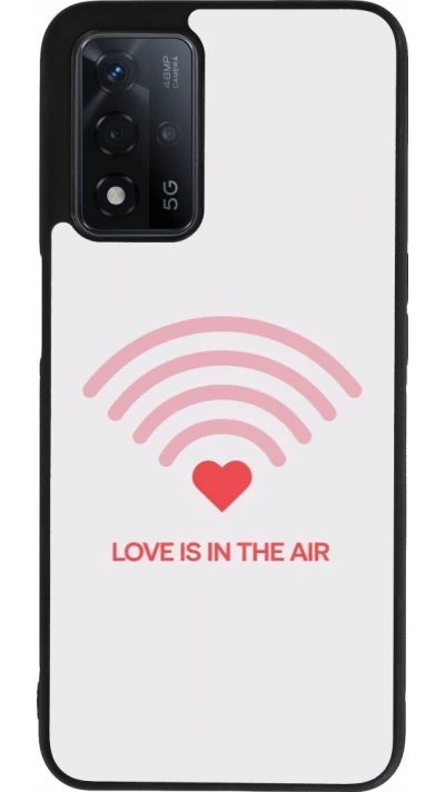 OPPO A93s 5G Case Hülle - Silikon schwarz Saint Valentines Day 26 Love is in the air