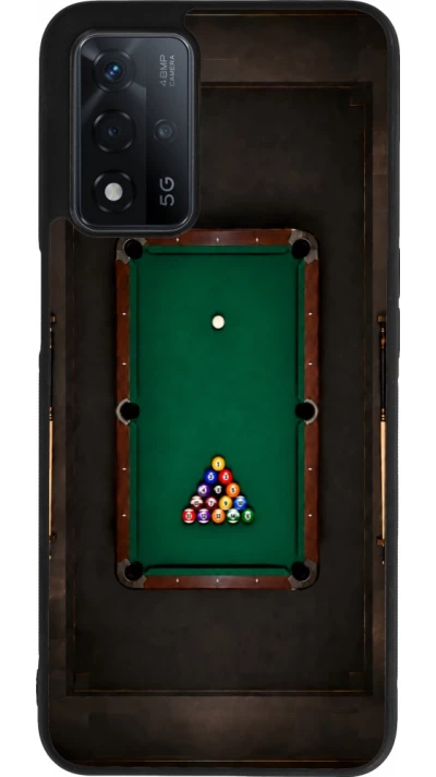 OPPO A93s 5G Case Hülle - Silikon schwarz Sports 2026 Billard