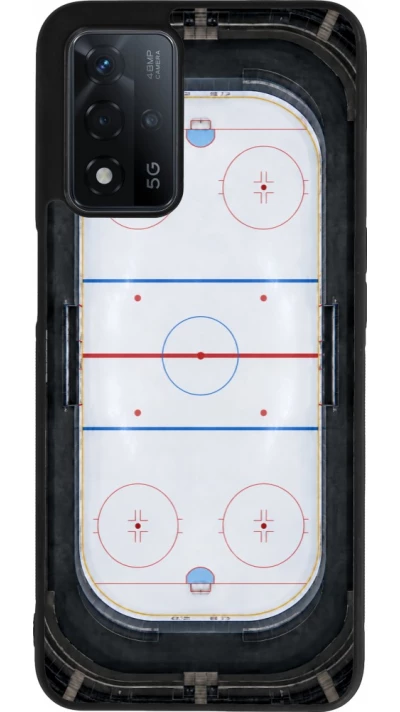 OPPO A93s 5G Case Hülle - Silikon schwarz Sports 2026 Hockey