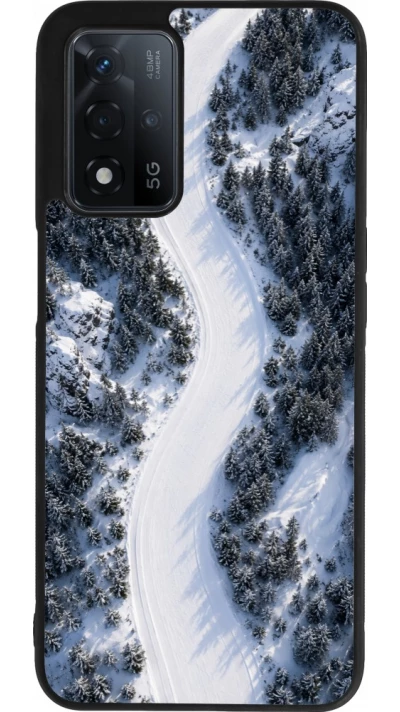 OPPO A93s 5G Case Hülle - Silikon schwarz Sports 2026 Ski