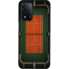 OPPO A93s 5G Case Hülle - Silikon schwarz Sports 2026 Tennis
