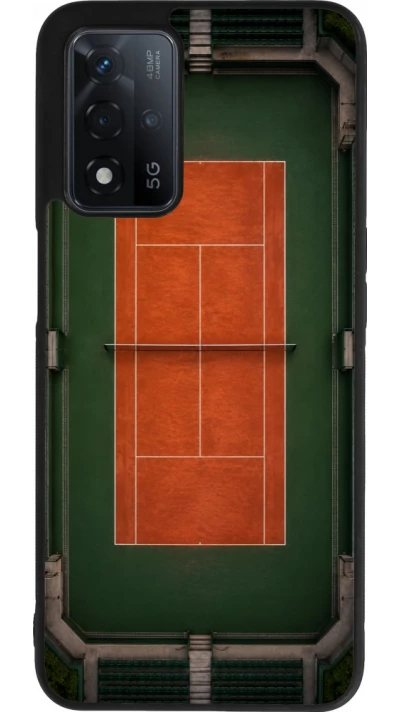 OPPO A93s 5G Case Hülle - Silikon schwarz Sports 2026 Tennis