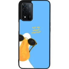 Coque OPPO A93s 5G - Silicone rigide noir Tell me about yourself Summer 2026