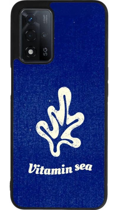 Coque OPPO A93s 5G - Silicone rigide noir Vitamin sea Summer 2026