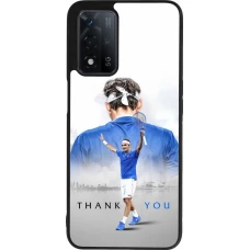 OPPO A93s 5G Case Hülle - Silikon schwarz Thank you Roger