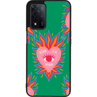 Coque OPPO A93s 5G - Silicone rigide noir Viva la vida 2026