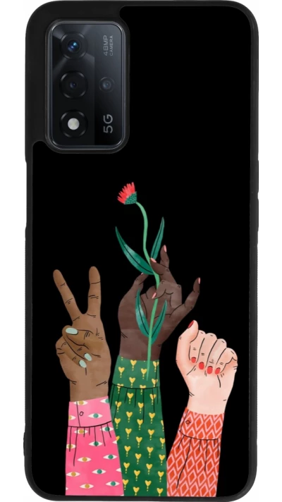 Coque OPPO A93s 5G - Silicone rigide noir Womens day 2026 2